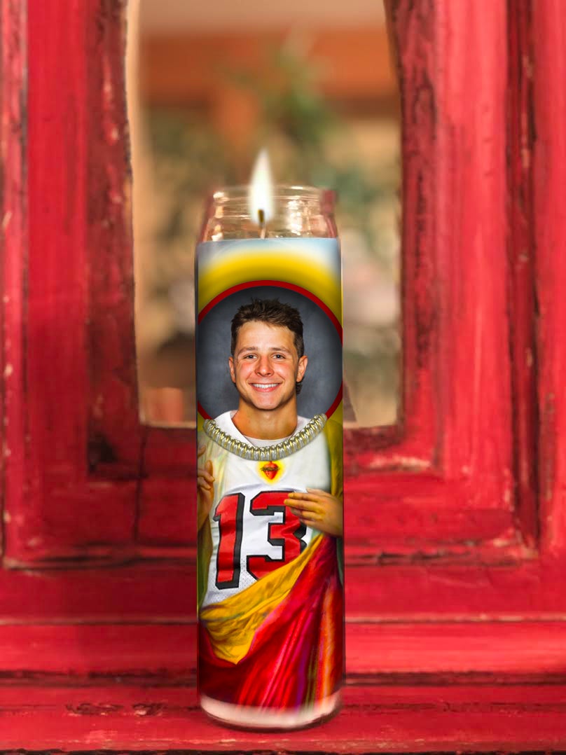 Brock Purdy Prayer Candle | Flix Wix Candles