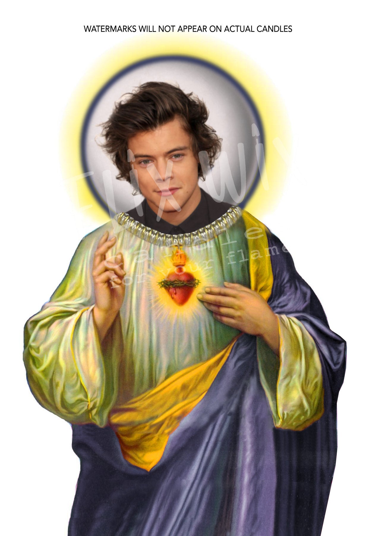 Harry Styles Jesus Candle