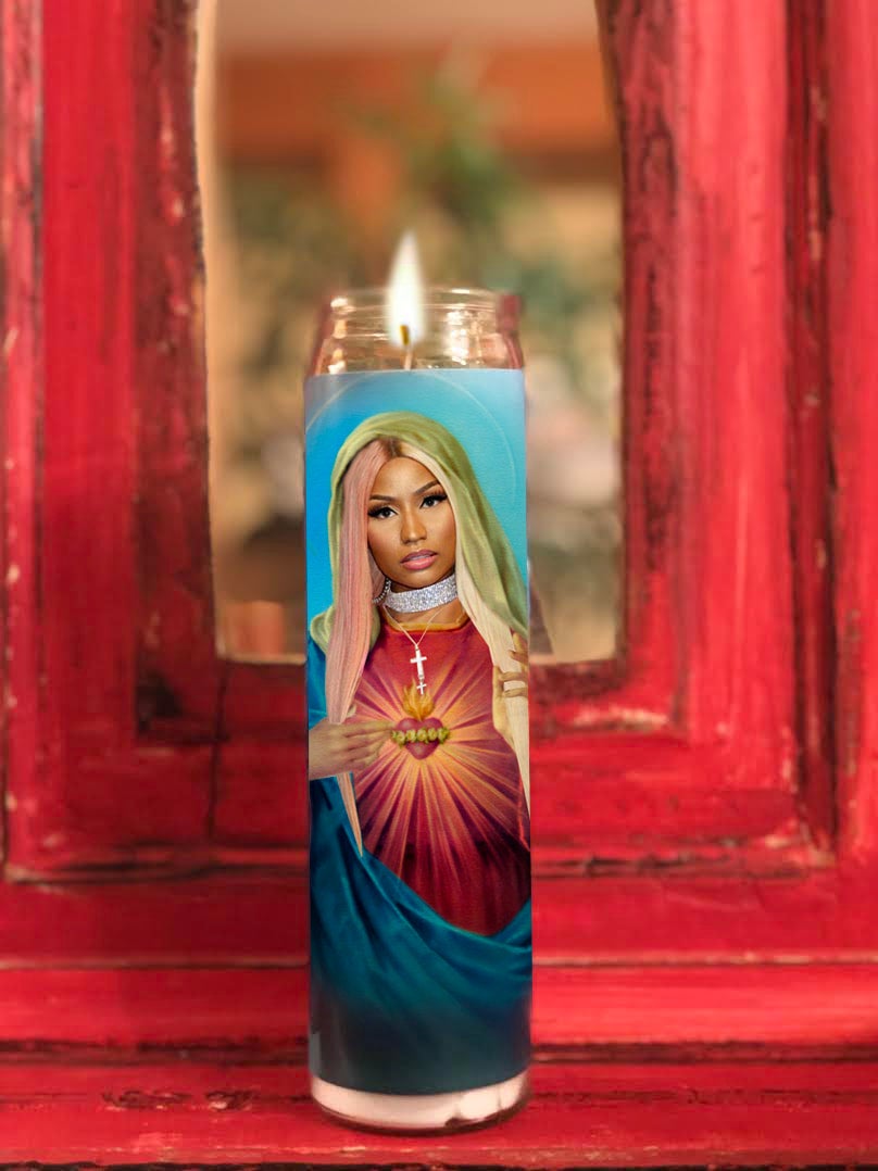 Nicki Minaj Prayer Candle Flix Wix Candles